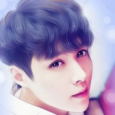 exo张艺兴唯美帅气手绘头像第1张