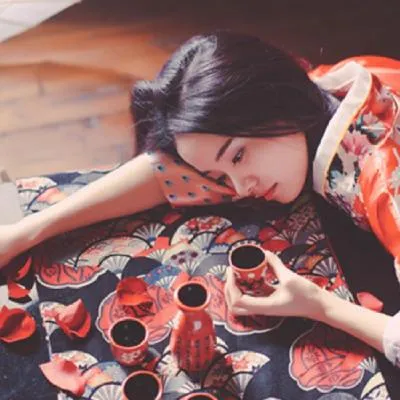 撩人妩媚唯美好看的真人古风头像第1张