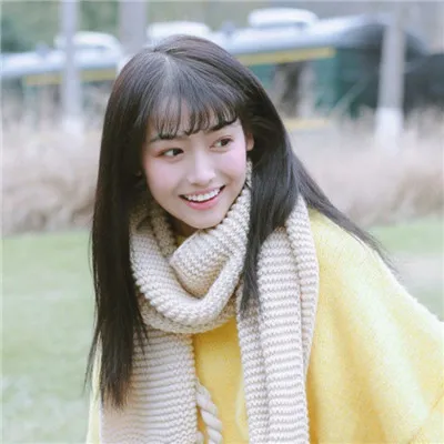 小清新唯美长发闺蜜头像第1张