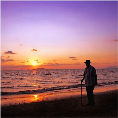 老年人微信头像夕阳红第1张