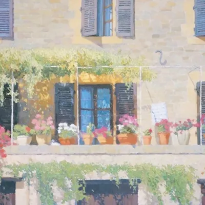 唯美的插画风景头像图片第1张