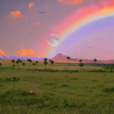 彩虹风景头像第1张