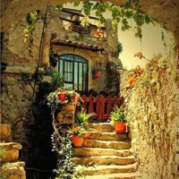 关于街角的风景微信头像图片第1张