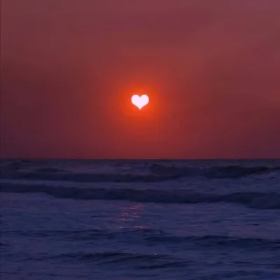 高清好看的唯美黄昏日落头像图片第1张