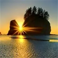 唯美景色头像自然风景日出第1张