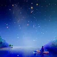 好看的唯美浪漫星空头像图片第1张