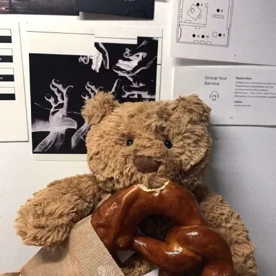 高清好看的毛绒熊头像泰迪小熊图片第1张