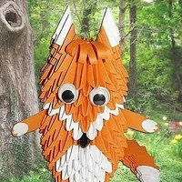 各种不同形状的唯美清新可爱个性好看的qq折纸头像图片第1张