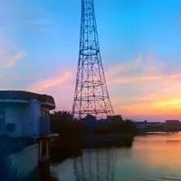 绚丽而醉人的晚霞和灿烂明亮的朝霞个性风景头像图片第1张