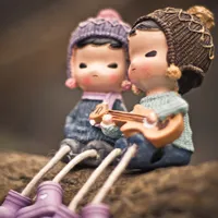 可爱个性孩子玩具娃娃头像图片第1张