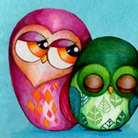 漂亮好看手绘系多彩个性画儿QQ头像第1张