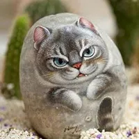 各种石头艺术个性头像图片第1张