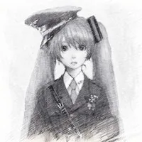 忧伤的女生写生素描QQ头像图片第1张