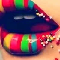 个性性感彩唇头像图片第1张