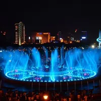 音乐喷泉夜景QQ头像图片第1张