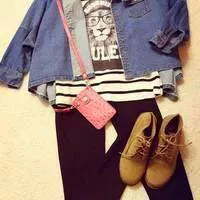 各自时尚好看服装搭配QQ头像图片第1张