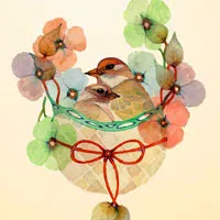 手绘小鸟图片QQ头像第1张