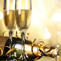 节日庆祝香槟美酒QQ头像图片第1张