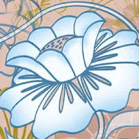 手绘鲜花头像图片第1张