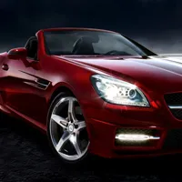 炫红梅赛德斯奔驰SLK头像图片大全第1张