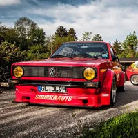 复古大众高尔夫改装汽车头像图片第1张