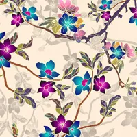 叶子背景平铺图案图片头像第1张