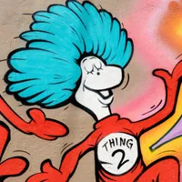 涂鸦墙绘头像第1张