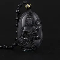 黑玉佛像吊坠图片头像第1张