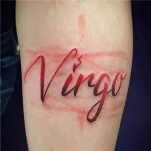 处女座纹身头像第1张