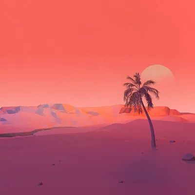 插画头像风景第1张