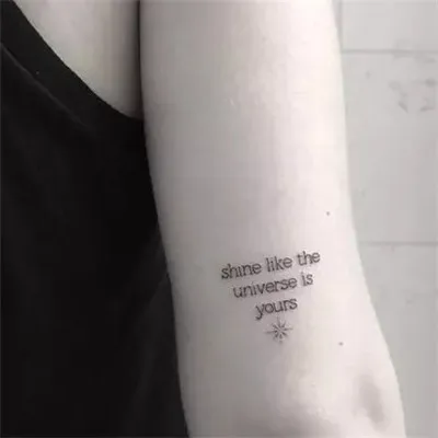 女生手臂纹身头像第1张