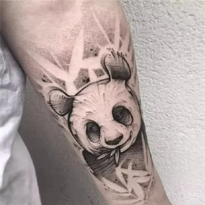 熊猫纹身头像第1张