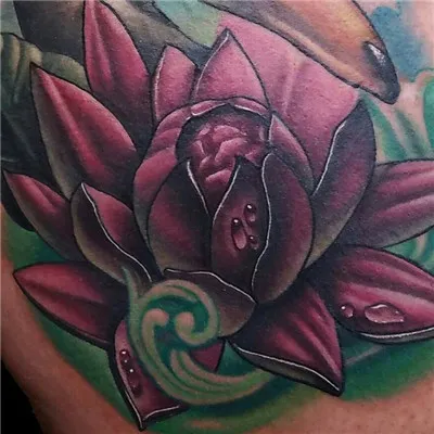 纹身莲花头像女生第1张