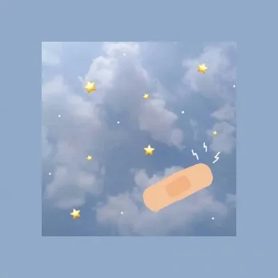 高清好看的ins超火背景图蓝色系头像第1张