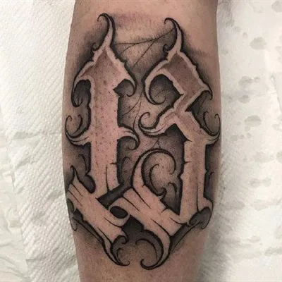 字母纹身头像第1张