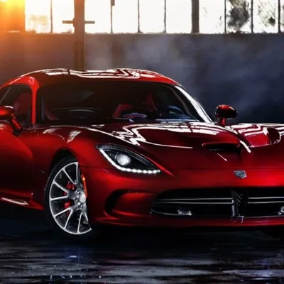 炫酷微信头像红色汽车高清图片第1张