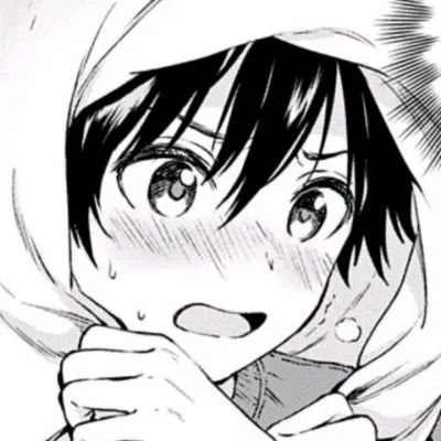 丧系黑白二次元漫画个性头像第1张